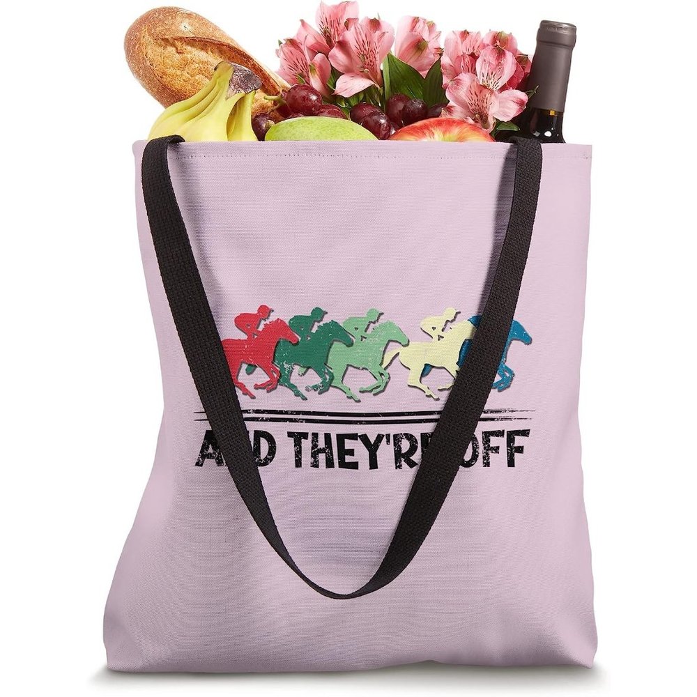 Horse Racing Jockey Racer Gifts Beach Shopping Tote Bag